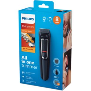 Multigroom series 3000 8-in-1, Face and Hair