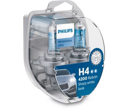 Ampoule auto H4 eco 12V 60/55W PHILIPS : le lot de 2 ampoules à