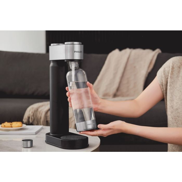 Philips フィリップス GoZero 炭酸水メーカー ADD4901 Amazon.com: PHILIPS ADD4901BLO/37 Sparkling Water Maker Soda