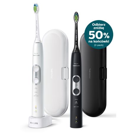 HX6877/35 Philips Sonicare ProtectiveClean 6100 Bielsze zęby, zdrowsze dziąsła