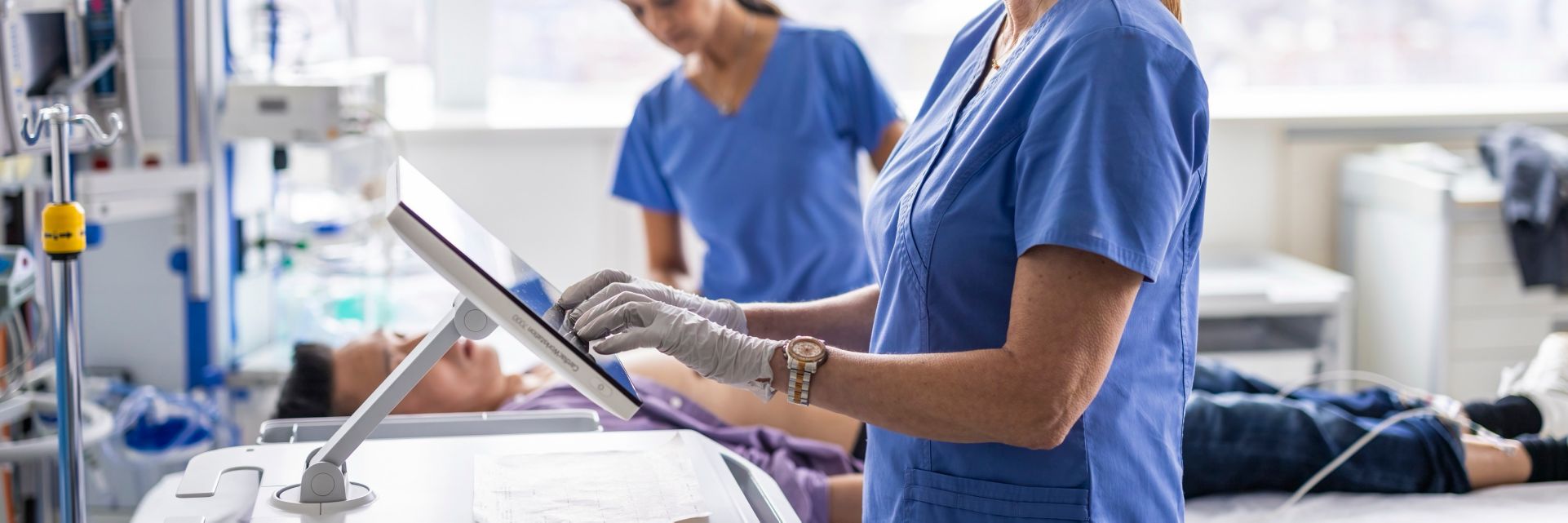 Doctor with Cardiograph