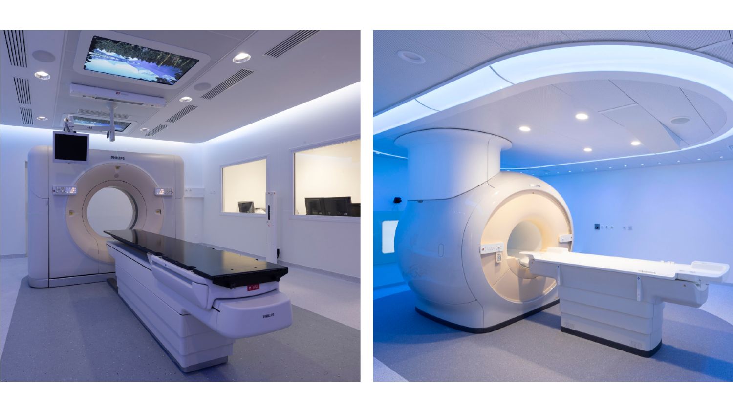 Philips CT Big Bore and Ingenia MR-RT rooms with Ambient Experience 