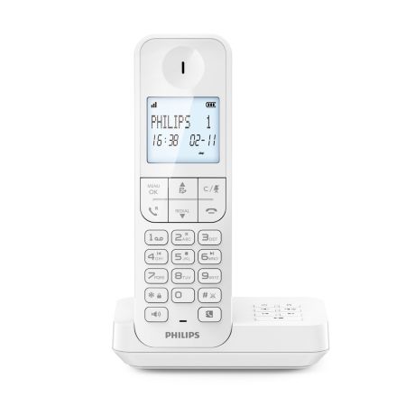 D2751W/12  Téléphone fixe sans fil avec répondeur