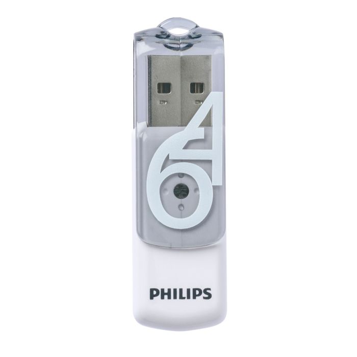 Lot de 3 clés USB Philips FM32FD70E/00 Edition Snow 2.0 32 Go Blanc et gris