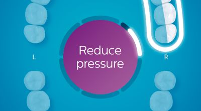 Alerts you when you're brushing too hard