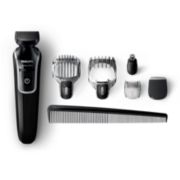 Multigroom series 3000 أداة تشذيب الشعر واللحية 6 في 1