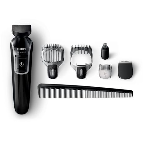 QG3342/13 Multigroom series 3000 6-in-1 Beard & Hair trimmer