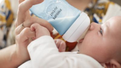 Nipple releases milk when baby actively drinks