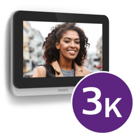 Monitor aggiuntivo per WelcomeEye Connect 3 da Philips