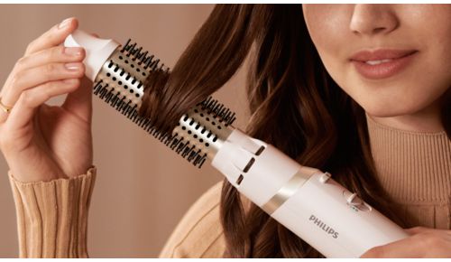 Szczotka z wysuwanymi ząbkami o średnicy 30 mm do tworzenia wyraźnych fal