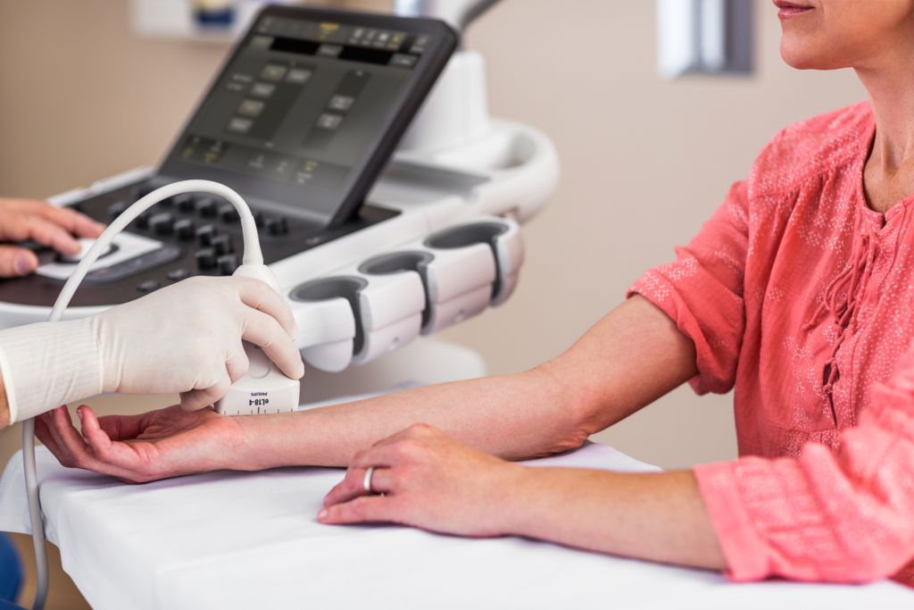 Ultrasound MSK Wrist Scan with eL18-4 Transducer