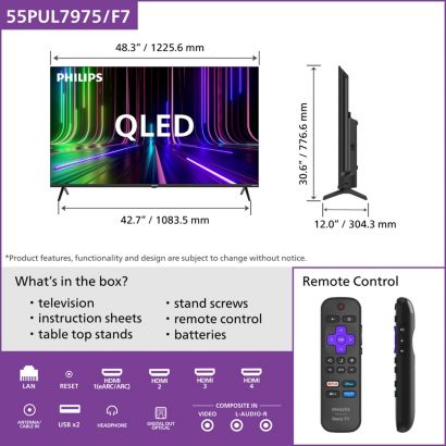 Elegant Smart TV with a vivid display