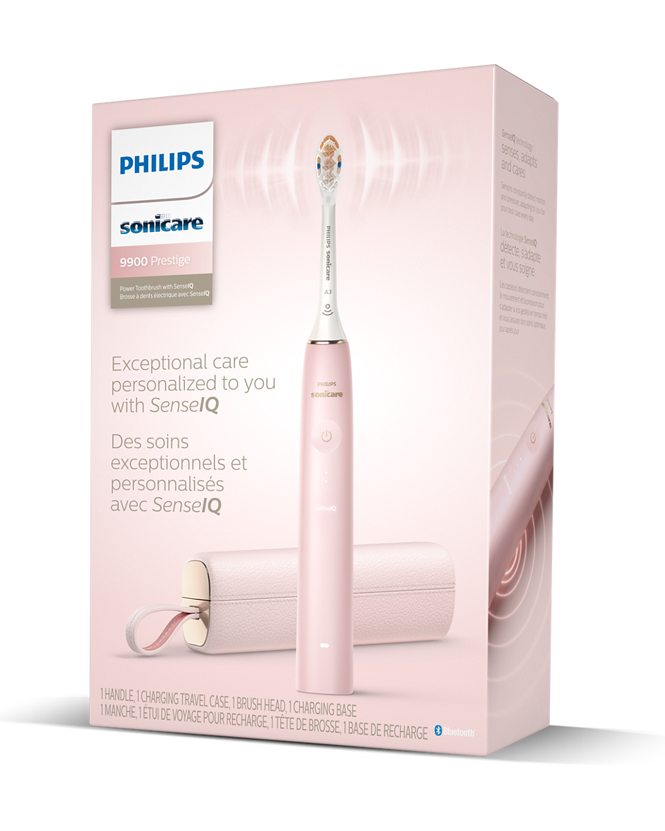 Prestige 9900 Power Toothbrush with SenseIQ HX9990/13 | Sonicare Prestige 9900 Power Toothbrush with SenseIQ HX9990/13 | Sonicare