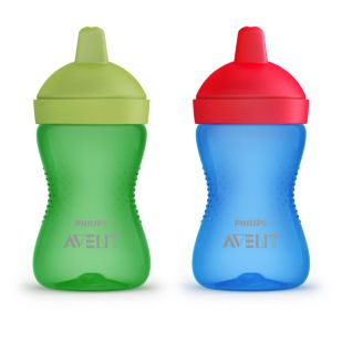 Hard spout cup