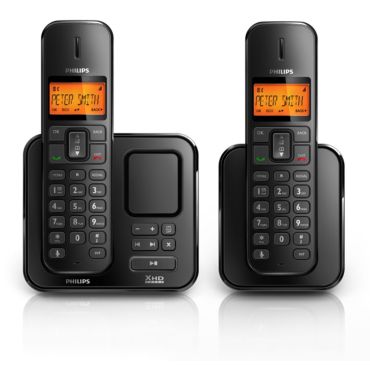 Perfect sound Téléphone fixe sans fil avec répondeur