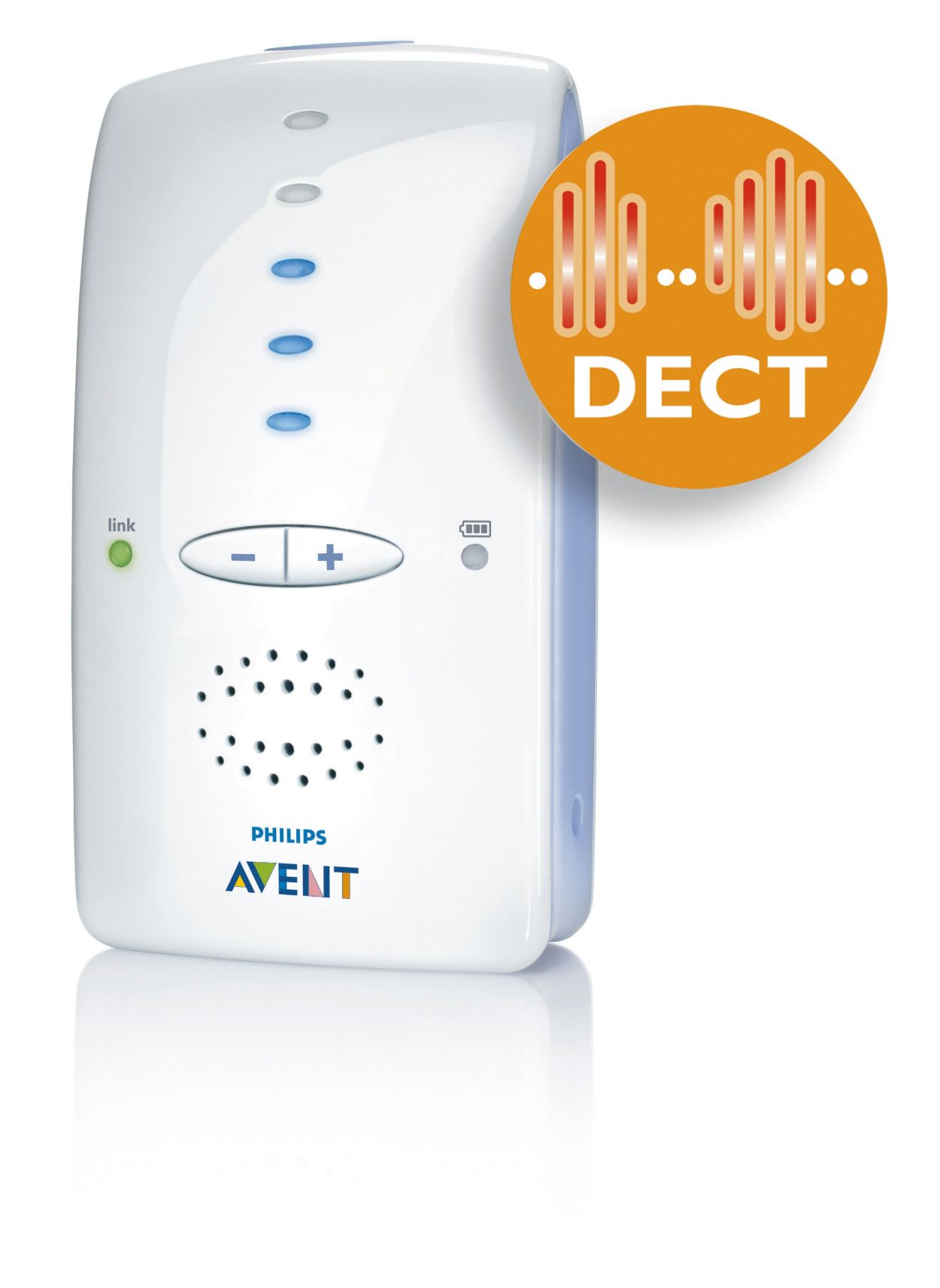 Philips Avent SCD580/00 - Vigilabebes DECT con proyector luz de