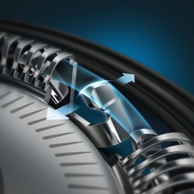 Glides over skin for a smooth and even shave