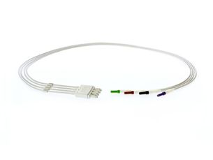 4-Leadset, DIN-to-tab adapter, Chest IEC Lead Set
