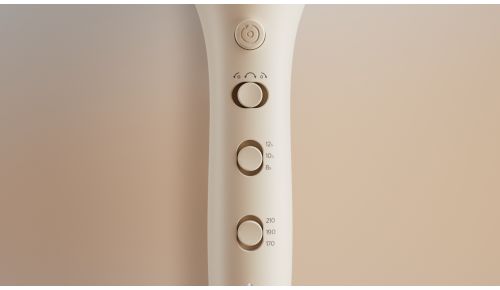 3 ustawienia temperatury i 3 ustawienia czasu do różnych typów loków