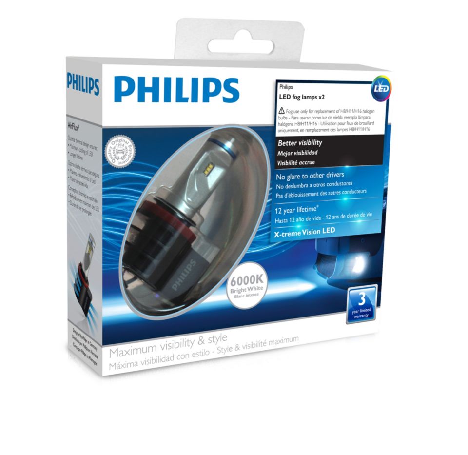 X-tremeUltinon LED フォグランプ用バルブ 12834UNIX2 | Philips