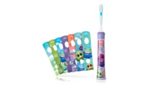 Fun interchangeable stickers for customization