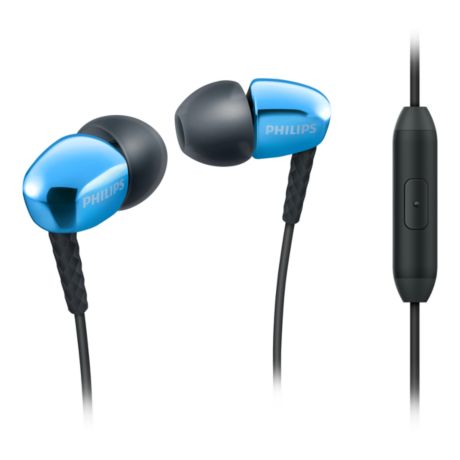 SHE3905BL/00  In ear headphones with mic