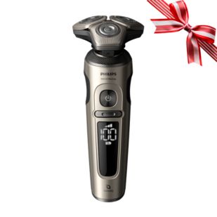 Shaver S9000 Prestige Elektrischer Nass- und Trockenrasierer mit SkinIQ