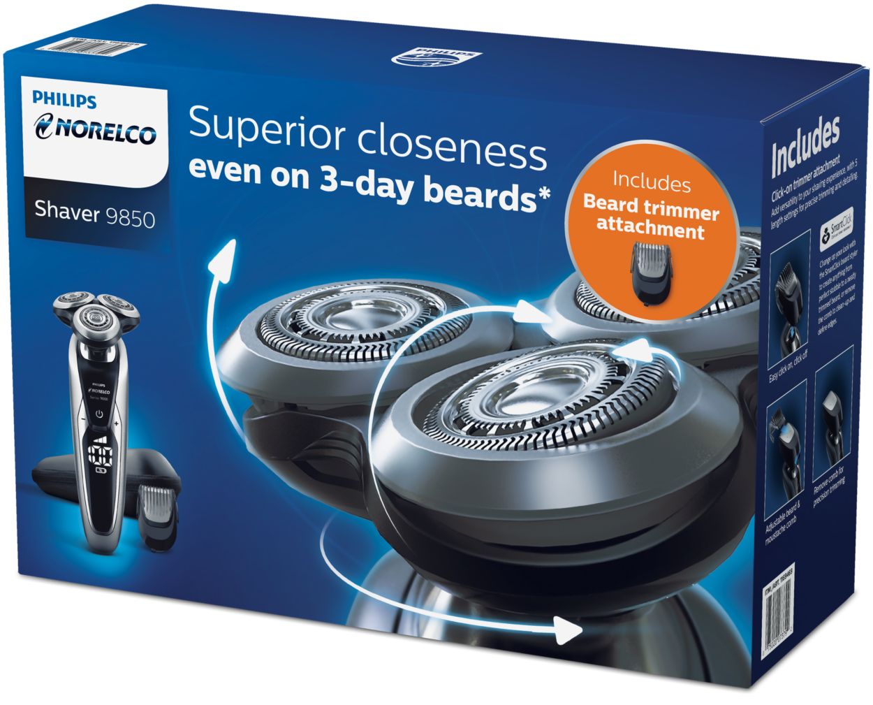 脱毛・除毛 PHILIPS NORELCO Series 9000 Philips Norelco Shaver Series 9000 Prestige, Wet and Dry