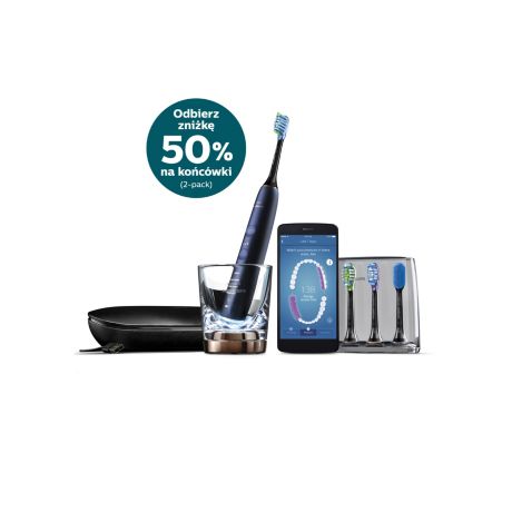 HX9954/57 Philips Sonicare DiamondClean Smart Bielsze zęby, zdrowsze dziąsła