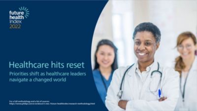 Future Health Index 2022 healthcare research visual showing doctors and healthcare leaders