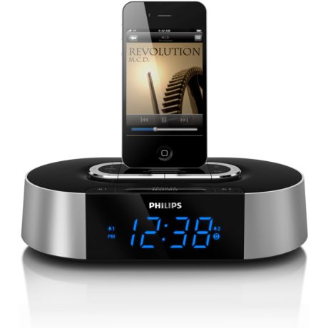 AJ7030D/37  Radio reloj despertador para iPod/iPhone