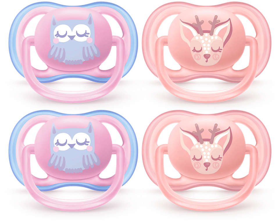 A light, breathable pacifier.