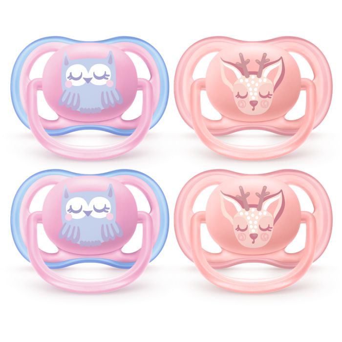 A light, breathable pacifier.