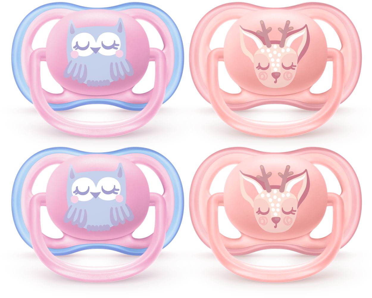 AVENT ultra air happy GRL 0-6 mois - AVENT - Sucettes et Attaches