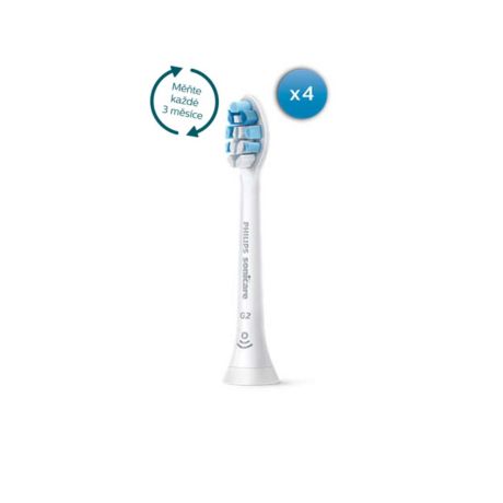 HX9034/10 Philips Sonicare G2 Optimal Gum Care Standardní velikost hlavice sonického kartáčku 4 ks