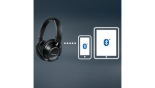 Mit der Multi-Point-Funktion können Sie Musik abspielen und Anrufe tätigen – auf zwei Geräten gleichzeitig