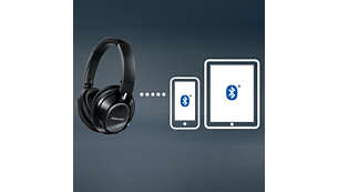Funkcja Multi-point umożliwia odtwarzanie muzyki i prowadzenie rozmów w dwóch urządzeniach jednocześnie