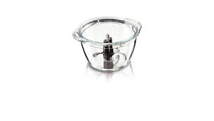 Durable, 1 L glass bowl