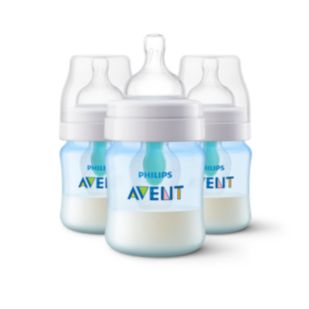 Anti-colic bottle with AirFree vent