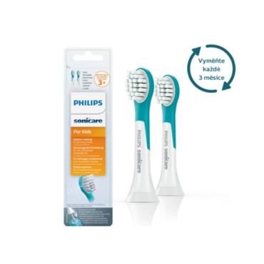 Philips Sonicare for Kids Mini Kompaktní velikost hlavice sonického kartáčku