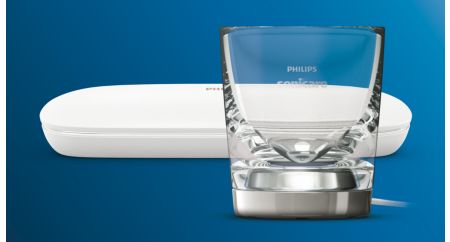 Premium USB travel case and charging glass