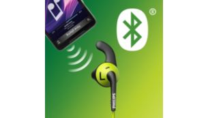 Connexion sans fil Bluetooth® pour pratiquer le sport sans fil
