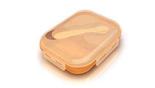 Secure lids that prevent spills and keep container hygienic