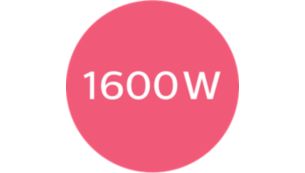 1600W로 효율적이고 부드러운 드라이