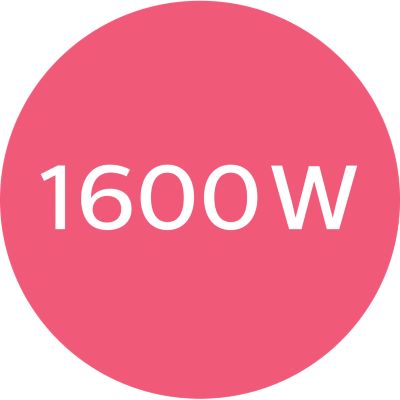 1600W로 효율적이고 부드러운 드라이