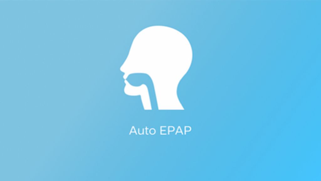Auto EPAP for upper airways patency