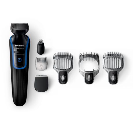 QG3337/15 Multigroom series 3000 Recortador corporal 7 en 1