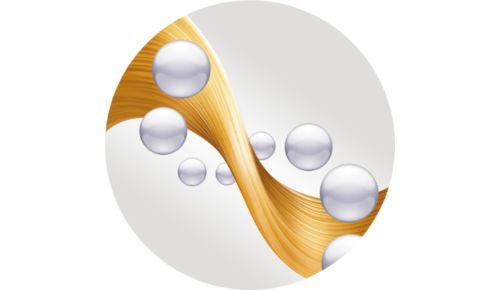 Evita la electricidad estática para un pelo suave, brillante y sin encrespado