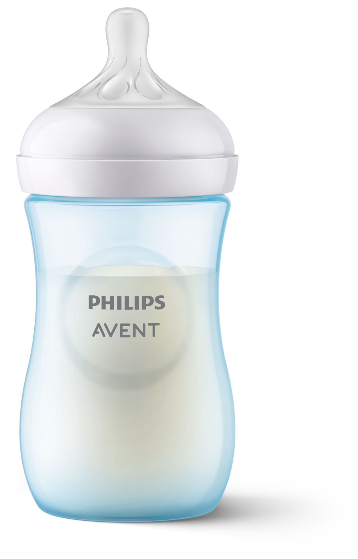 Philips Avent Natural Baby Bottle With Natural Response Nipple, Clear, 9oz, 3  pack, SCY903/03