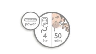 50 min d'autonomie pour 4 h de charge